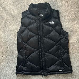 Quilted The North Face Puffer Vest 550